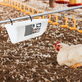 Maxbell Waterer Bucket Feeders Drinking Fountain Water Dispenser feed Trough White