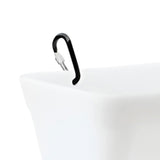 Maxbell Waterer Bucket Feeders Drinking Fountain Water Dispenser feed Trough White