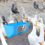 Maxbell Waterer Bucket Feeders Drinking Fountain Water Dispenser feed Trough Black