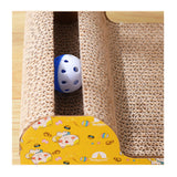 Maxbell Scratcher Cardboard Bed Presents Scratch Bowl Wear Resistant Cat Scratch Pad