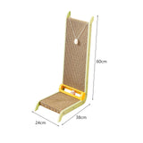 Maxbell Cats Scratcher Pad with A Ball Cat Cardboard Bed for Kitten Indoor Cat Kitty Green