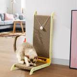 Maxbell Cats Scratcher Pad with A Ball Cat Cardboard Bed for Kitten Indoor Cat Kitty Green