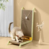 Maxbell Cats Scratcher Pad with A Ball Cat Cardboard Bed for Kitten Indoor Cat Kitty Green