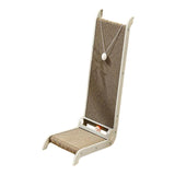 Maxbell Cats Scratcher Pad with A Ball Cat Cardboard Bed for Kitten Indoor Cat Kitty White