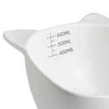 Maxbell Tilted Cat Food Bowl Extra Wide for Small, Medium and Large Cats Indoor Cats White