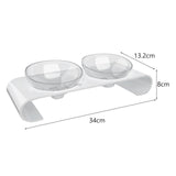 Maxbell Pet Food Water Feeder Bowl Easily Clean Cats Dish Feeder for Puppy Cats