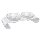 Maxbell Pet Food Water Feeder Bowl Easily Clean Cats Dish Feeder for Puppy Cats