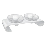 Maxbell Pet Food Water Feeder Bowl Easily Clean Cats Dish Feeder for Puppy Cats