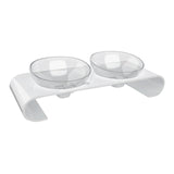 Maxbell Pet Food Water Feeder Bowl Easily Clean Cats Dish Feeder for Puppy Cats