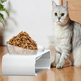 Maxbell Pet Food Water Feeder Bowl Easily Clean Cats Dish Feeder for Puppy Cats