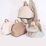 Maxbell Pet Tote Bag Travel Transport Bag Pet Carrier Bag Hiking Bag Dog Carrier Bag L Brown