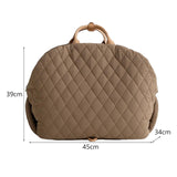 Maxbell Pet Tote Bag Travel Transport Bag Pet Carrier Bag Hiking Bag Dog Carrier Bag L Brown