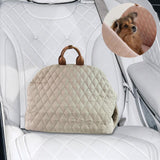 Maxbell Pet Tote Bag Travel Transport Bag Pet Carrier Bag Hiking Bag Dog Carrier Bag L Beige