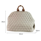 Maxbell Pet Tote Bag Travel Transport Bag Pet Carrier Bag Hiking Bag Dog Carrier Bag L Beige