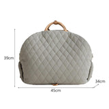 Maxbell Pet Tote Bag Travel Transport Bag Pet Carrier Bag Hiking Bag Dog Carrier Bag L Gray