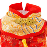 Maxbell New Year Dog Costume Cute Tassel Warm Pet Winter Coat for Puppy Teddy Bichon