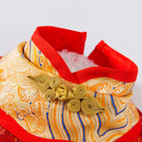 Maxbell New Year Dog Costume Cute Tassel Warm Pet Winter Coat for Puppy Teddy Bichon