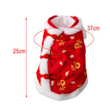 Maxbell Tang Costume with A Scarf Dogs Cheongsam for Celebration Pet Gifts S Code