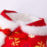 Maxbell Tang Costume with A Scarf Dogs Cheongsam for Celebration Pet Gifts S Code