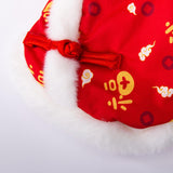 Maxbell Tang Costume with A Scarf Dogs Cheongsam for Celebration Pet Gifts S Code