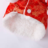 Maxbell Pet Clothes for Chinese Spring Festival 0.5-1.5kg Tang Suit Small Dog