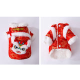 Maxbell Pet Clothes for Chinese Spring Festival 0.5-1.5kg Tang Suit Small Dog