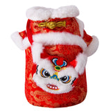 Maxbell Pet Clothes for Chinese Spring Festival 0.5-1.5kg Tang Suit Small Dog