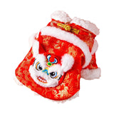 Maxbell Pet Clothes for Chinese Spring Festival 0.5-1.5kg Tang Suit Small Dog