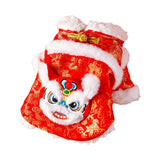 Maxbell Pet Clothes for Chinese Spring Festival 0.5-1.5kg Tang Suit Small Dog