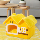 Maxbell Dog Nest Warm Removable Cats Bed Sleeping House for Rabbit Indoor Cats Doggy