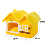 Maxbell Dog Nest Warm Removable Cats Bed Sleeping House for Rabbit Indoor Cats Doggy