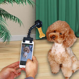 Maxbell Cat and Dog Universal Selfie Stick Pets Selfie Artifact for Puppy Kitten Dogs Black