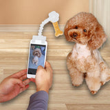 Maxbell Cat and Dog Universal Selfie Stick Pets Selfie Artifact for Puppy Kitten Dogs White