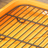 Maxbell Dog Toilet Keep Paws and Floors Clean Removable Mesh Grids Indoor Potty Tray Yellow