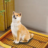 Maxbell Dog Toilet Keep Paws and Floors Clean Removable Mesh Grids Indoor Potty Tray Yellow