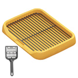 Maxbell Dog Toilet Keep Paws and Floors Clean Removable Mesh Grids Indoor Potty Tray Yellow
