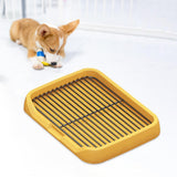 Maxbell Dog Toilet Keep Paws and Floors Clean Removable Mesh Grids Indoor Potty Tray Yellow