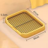 Maxbell Dog Toilet Keep Paws and Floors Clean Removable Mesh Grids Indoor Potty Tray Yellow