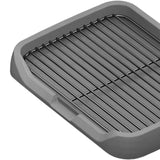 Maxbell Dog Toilet Keep Paws and Floors Clean Removable Mesh Grids Indoor Potty Tray Gray