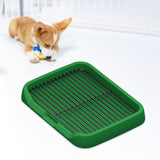 Maxbell Dog Toilet Keep Paws and Floors Clean Removable Mesh Grids Indoor Potty Tray Green