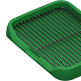 Maxbell Dog Toilet Keep Paws and Floors Clean Removable Mesh Grids Indoor Potty Tray Green