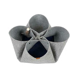 Maxbell Cat Tunnel Mat Cat House for Indoor Cats for Small Animals Puppy Rabbit Gray