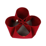 Maxbell Cat Tunnel Mat Cat House for Indoor Cats for Small Animals Puppy Rabbit Red