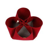 Maxbell Cat Tunnel Mat Cat House for Indoor Cats for Small Animals Puppy Rabbit Red