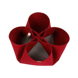 Maxbell Cat Tunnel Mat Cat House for Indoor Cats for Small Animals Puppy Rabbit Red