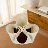 Maxbell Cat Tunnel Mat Cat House for Indoor Cats for Small Animals Puppy Rabbit White