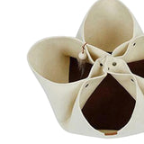 Maxbell Cat Tunnel Mat Cat House for Indoor Cats for Small Animals Puppy Rabbit White