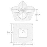 Maxbell Cat Tunnel Mat Cat House for Indoor Cats for Small Animals Puppy Rabbit White