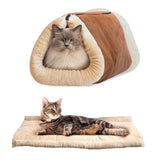 Maxbell Pet Bed Warm Portable Cozy Zipper Cat Bed for Indoor Cats for Puppy Dog Cats