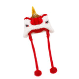 Maxbell Pet Costume Hat Cute Dance Lion Dog Headwear for Theme Party Costume Holiday S